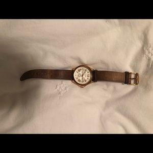 Leather Fossil Watch